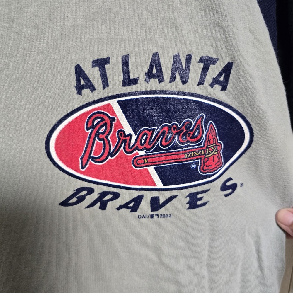 Vintage RARE True Fan MLB Men's Atlanta Braves Jersey Size L. - Picture 4 of 5